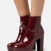 Anna Field Bottines À Talons Hauts - Dark Red -Anna Field 29afa27dd17a4f52a2eb7e4e04d9d3af