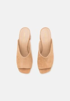 Anna Field Leather - Mules À Talons - Beige -Anna Field 47d2b1a2fb1a45e7a821141bb5e25765