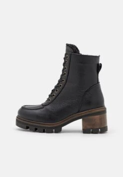 Anna Field Leather Winter Bootie - Bottes De Neige - Black -Anna Field 75550bbbfceb4b98a8757eaea376e711