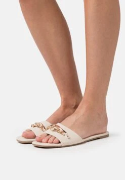Wide Fit - Mules - Beige