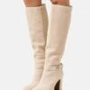 Anna Field Leather - Bottes À Talons Hauts - Beige -Anna Field f3c1a1786c284a9cb8579ea0536b20f8